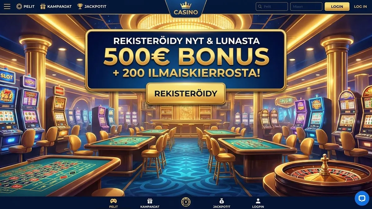 Rekisteröidy bonuksella